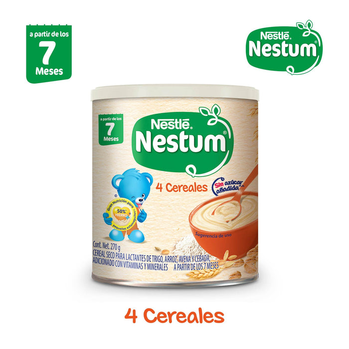 Nestum 4 Cereales Etapa 2 Lata 270G - WeCare Pharma