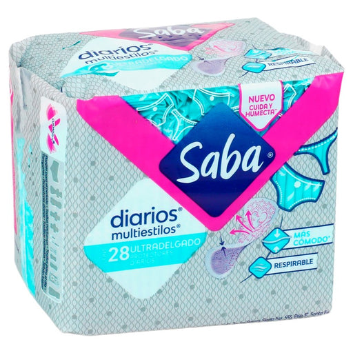 Protectores Saba Diarios Multiestilos Ultradelgados C28 7501019036682 2