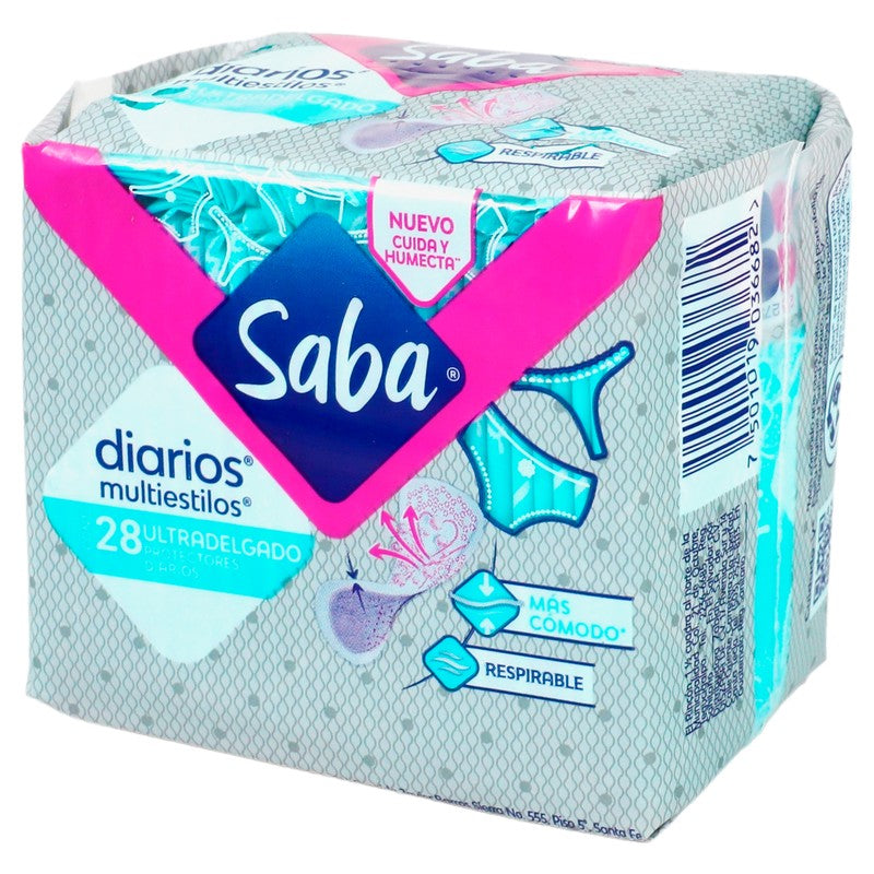 Protectores Saba Diarios Multiestilos Ultradelgados C28 7501019036682 4