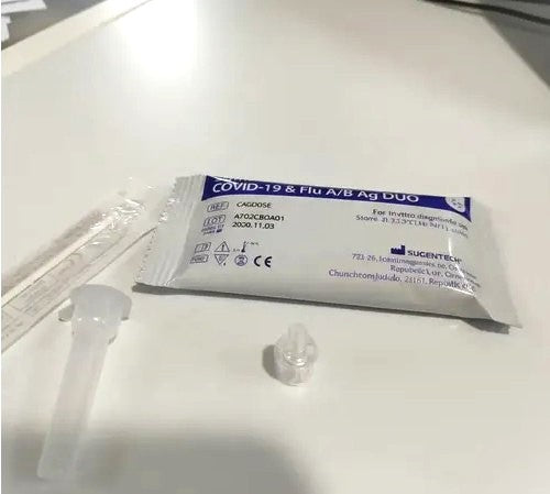 Prueba Covid-19 Flu A/B Ag Duo Sugentech Con 1
