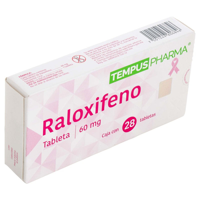 Raloxifeno Tableta 60 Miligramos Con 28 Tempus Pharma 7501249606846 2