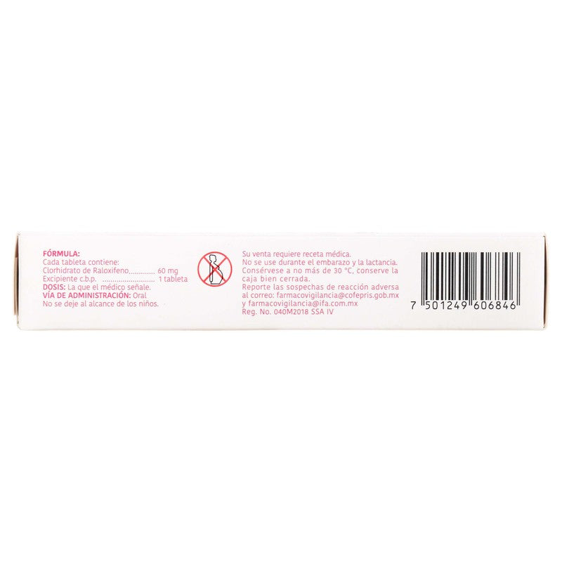 Raloxifeno Tableta 60 Miligramos Con 28 Tempus Pharma 7501249606846 6