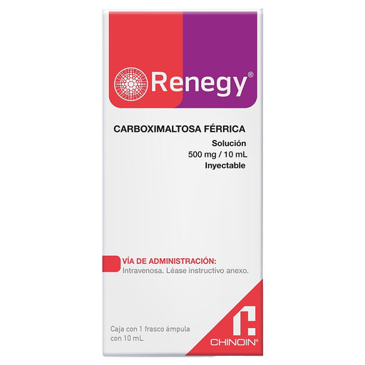 Renegy Carboximaltosa Ferrica Fco Amp 500Mg10Ml C1 7501088505546