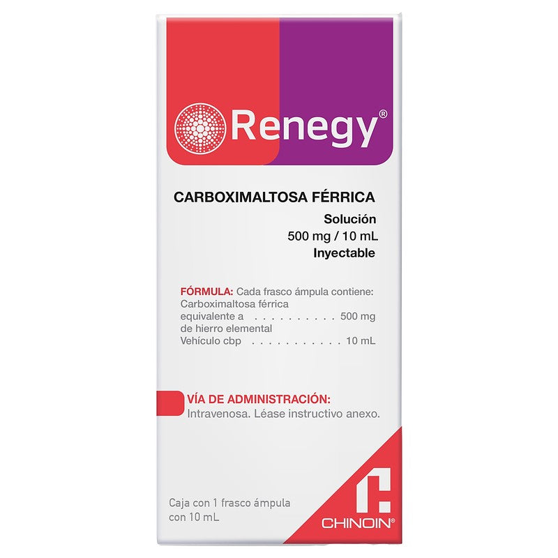 Renegy Carboximaltosa Ferrica Fco Amp 500Mg10Ml C1 7501088505546 5