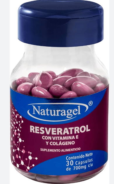 Resveratr/Vit E/Colageno Capsulas 700Mg Con 30 Naturagel - WeCare Pharma