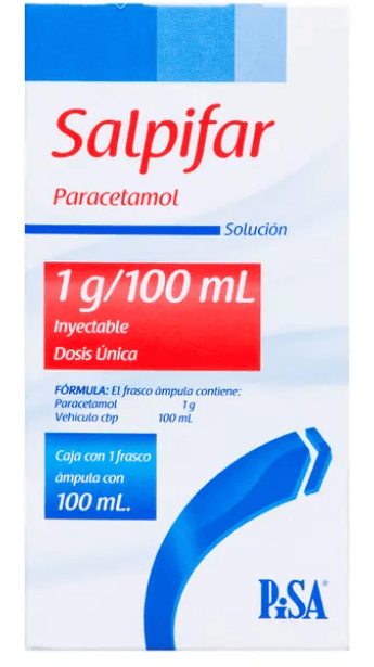Salpifar (Paracetamol) Solución Inyectable 1G/100Ml - WeCare Pharma