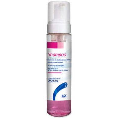 Shampoo Espuma Antiseptica (Gluconato De Clorhexidina) 0.12% 250Ml - WeCare Pharma