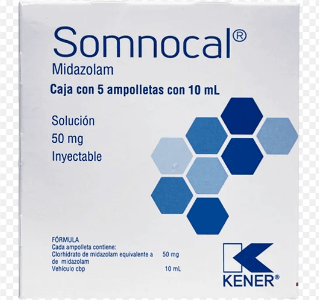 Somnocal (Midazolam) Ampolletasolletasolletasolletas 50Mg Con 5 - WeCare Pharma