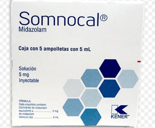 Somnocal (Midazolam) Ampolletasolletasolletasolletas 5Mg Con 5 - WeCare Pharma