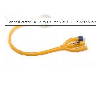 Sonda Foley Latex 3 Vias Globo 16Fr Sensimedical - WeCare Pharma