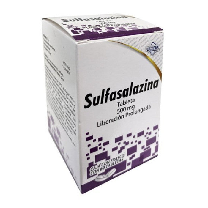 Sulfasalazina Tabletas 500Mg Con 60 Ultra