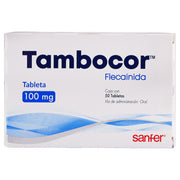Tambocor Flecainida Tab 100Mg Con 50 7502246641700