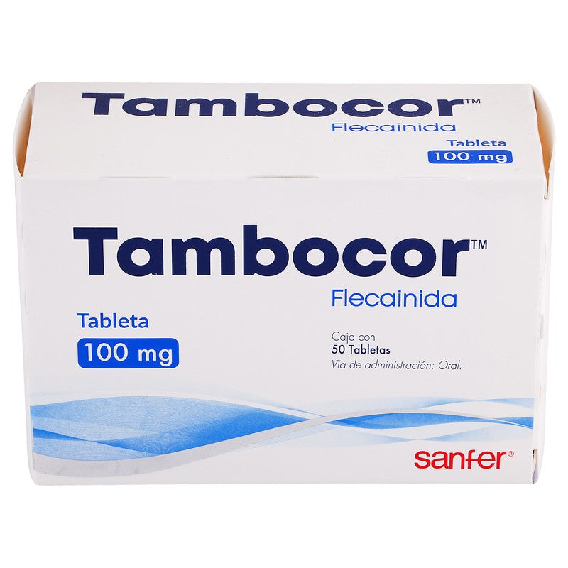 Tambocor Flecainida Tab 100Mg Con 50 7502246641700 3