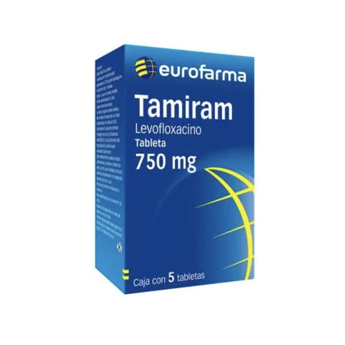 Tamiram (Levofloxacino) Tabletas 750Mg Con 5