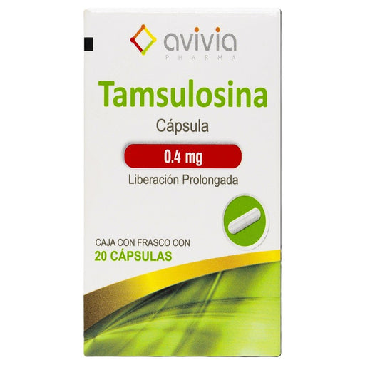 Tamsulosina Cap Lp 0.4Mg C20 Avivia 7503049078458