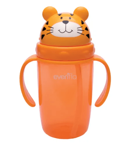 Taza Entrenadora Con Popote Animal 11Oz Evenflo - WeCare Pharma