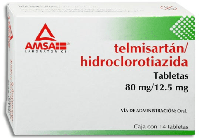 Telmisartán/Hidroclorotiazida Tabletas 80Mg/12.5Mg Con 14 - WeCare Pharma