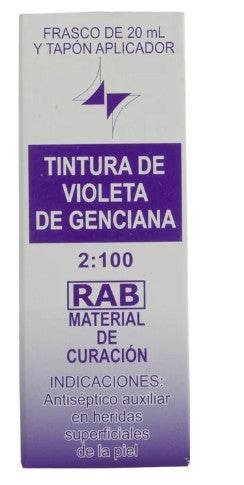 Tintura De Violeta De Genciana Rab 20Ml - WeCare Pharma