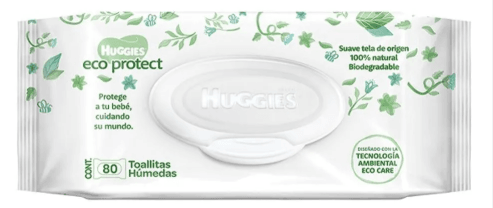Toallitas Húmedas Huggies Eco Protec Con 80 - WeCare Pharma