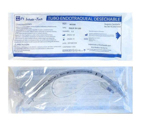 Tubo Endotraqueal Con Globo Std 8.0 32Fr Inhtecg80 Inhalo Tech - WeCare Pharma