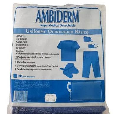 Uniforme Quirúrgico Basico Desechable Ambiderm - WeCare Pharma