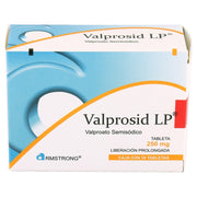 Valprosid Liberacion Prolongada  Valproato Semisodico Tableta 250 Miligramos Con 30 7501089801456 3
