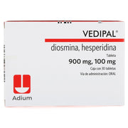 Vedipal DiosminaHesperidina Tab 900Mg1000Mg C30 7730766001562