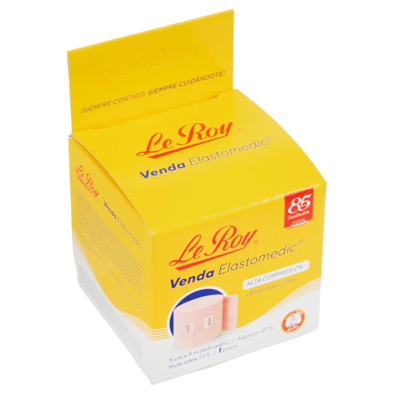 Venda Elastomedic Leroy 5Cmx5M Con 1 729513133011 2