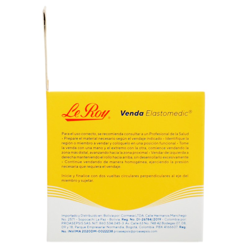 Venda Elastomedic Leroy 5Cmx5M Con 1 729513133011 8