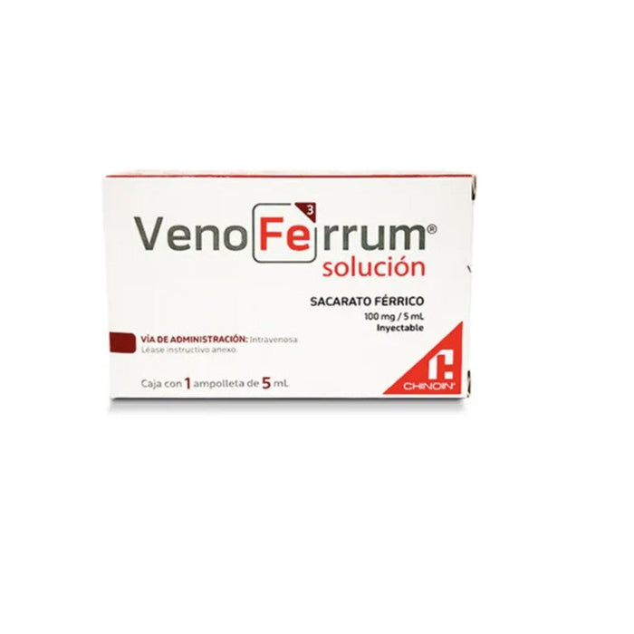 Venoferrum (Sacarato Ferrico) Amp 100Mg C1