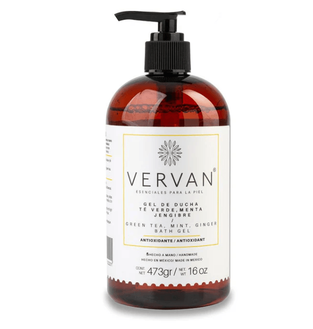Vervan Gel De Ducha Te Verde Menta Jengibre De 16 Oz.Gd-Tvmj.16Oz - WeCare Pharma