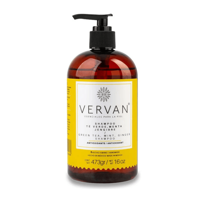 Vervan Shampoo Te Verde Menta Jengibre 16 Oz.Sh-Tvmj-16Oz - WeCare Pharma