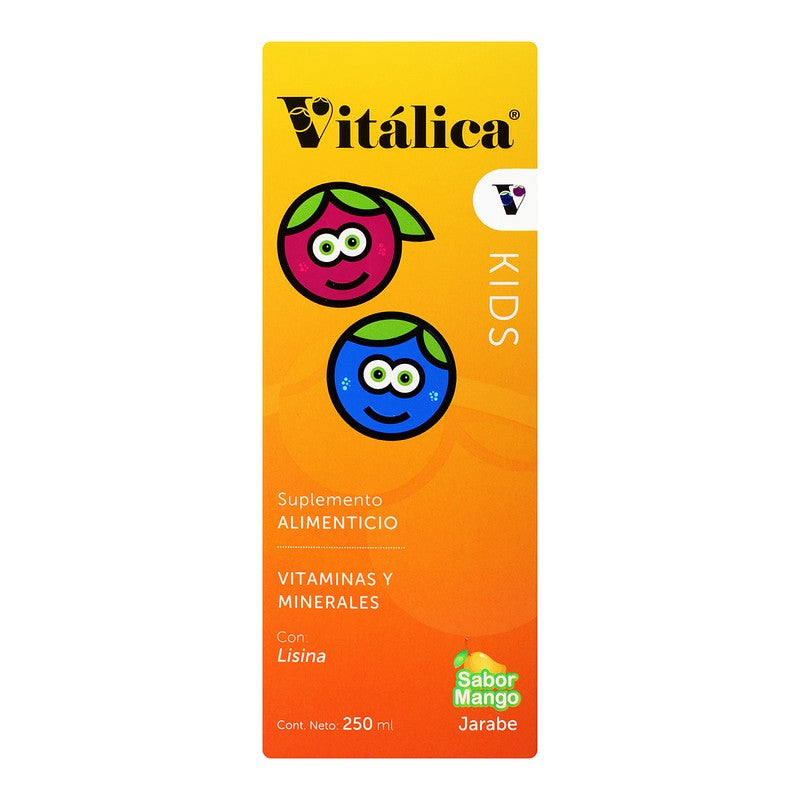 Vitalica Kids Vitaminas Y Minerales Jarabe 250Ml 7501587010732