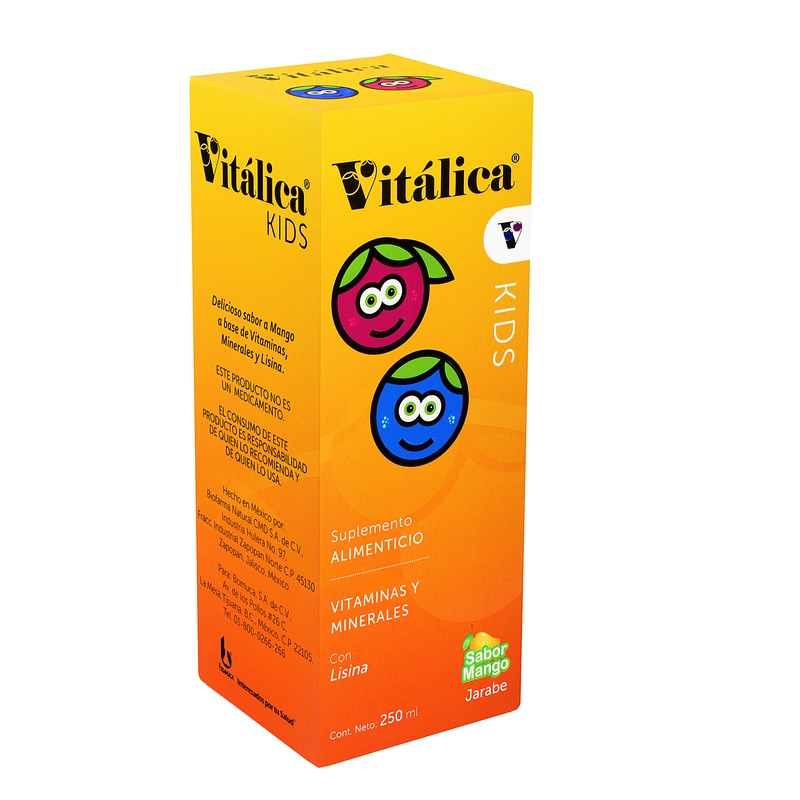 Vitalica Kids Vitaminas Y Minerales Jarabe 250Ml 7501587010732 2