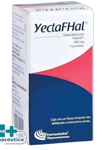Yectafhal (Vancomicina) Frasco Con Ampolletasolletasolletasolletas 500Mg 10Ml - WeCare Pharma